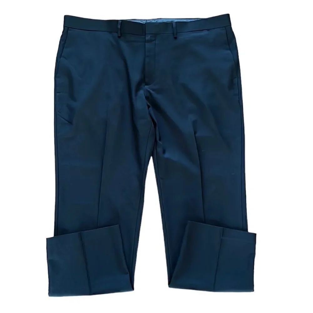Haggar Mens Black Dress Pants